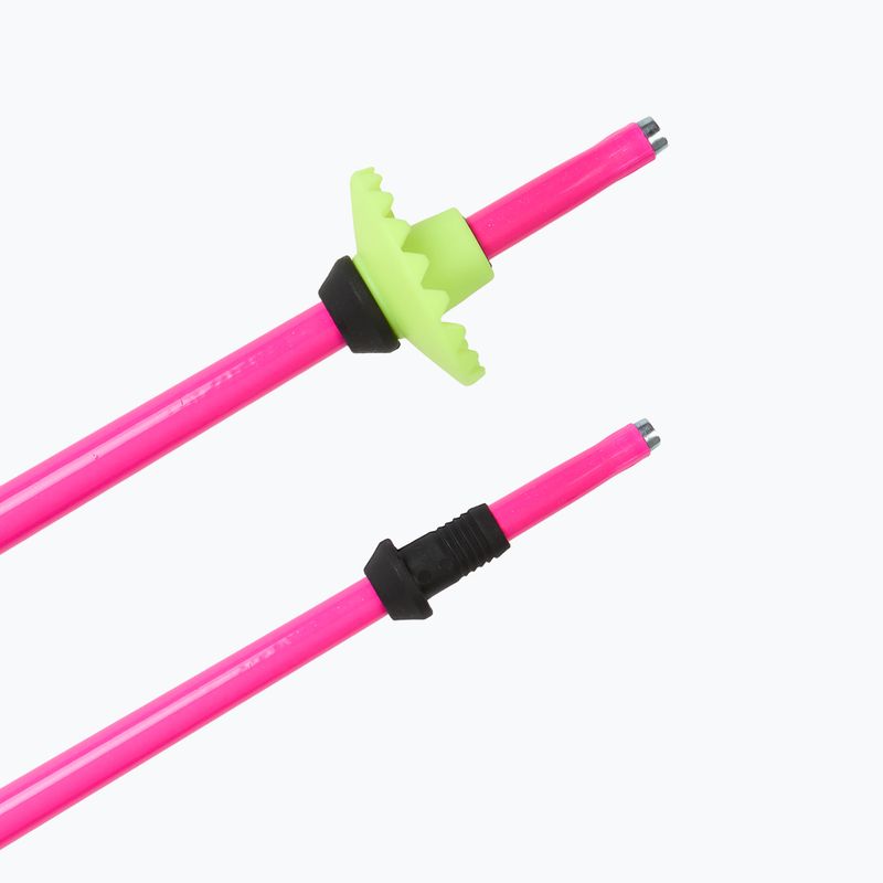 Lyžařské hůlky dziecięce LEKI Racing neon pink/ black/ neon yellow 5