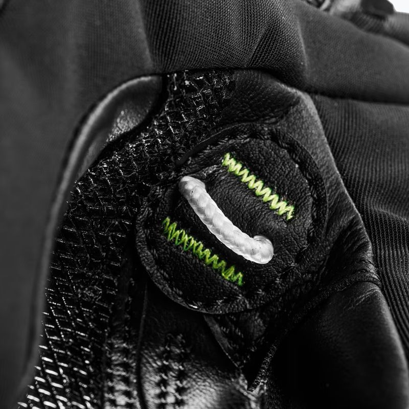 Dětské lyžařské rukavice LEKI WCR C-Tech 3D Junior black/ice lemon 6