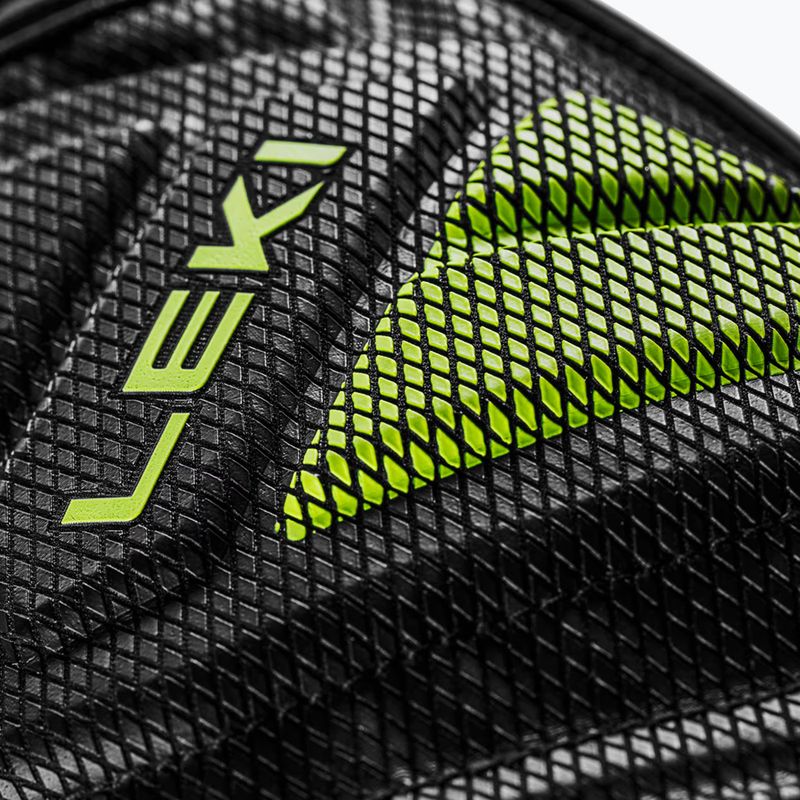 Dětské lyžařské rukavice LEKI WCR C-Tech 3D Junior Mitt black/ice lemon 5