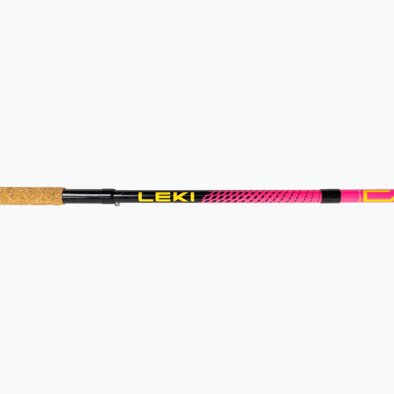 Běžecké hole Leki Ultratrail FX.One neonpink/neonyellow/naturalcarbon 5