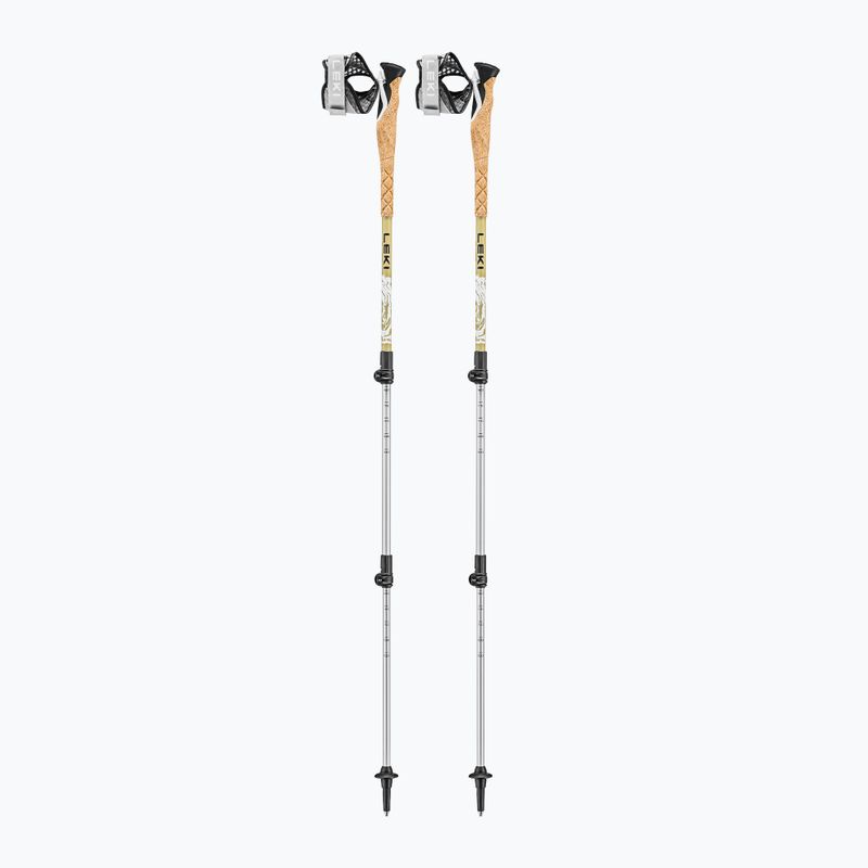 Trekingové hole LEKI Cross Trail TA white/goldbrown/black 8