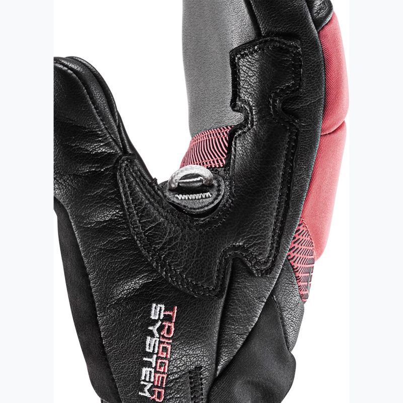 Dámské lyžařské rukavice  LEKI Griffin Base 3D Mitt black/ rose 4