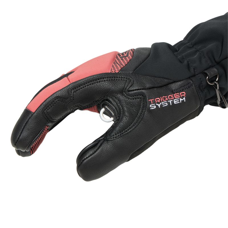 Dámské lyžařské rukavice  LEKI Griffin Base 3D black/ rose 5