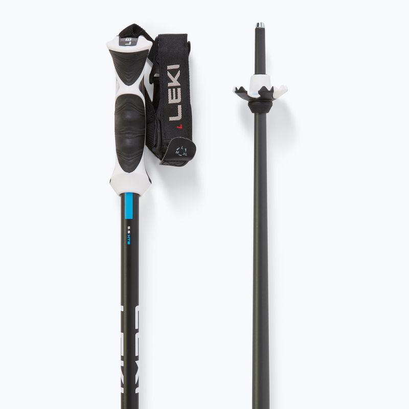 Lyžařské hole LEKI Bold Lite S dark anthracite/black/bright blue 3