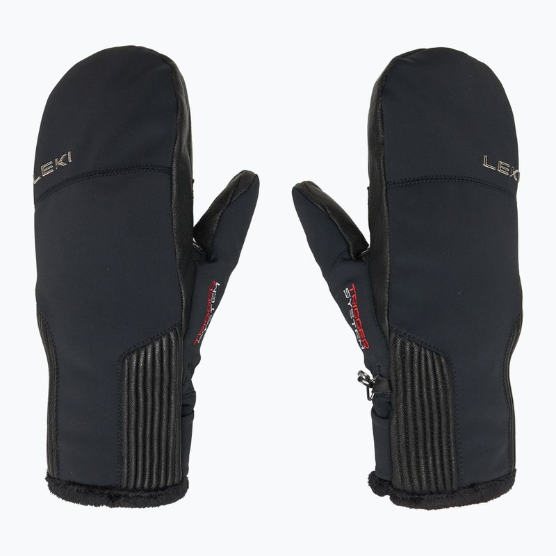 Dámské lyžařské rukavice  LEKI Vallarta 3D Mitt black 3