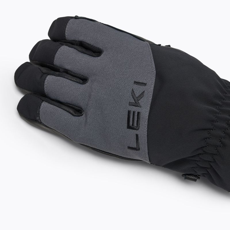Pánské lyžařské rukavice  LEKI Pegas 3D GTX black/ graphite 4