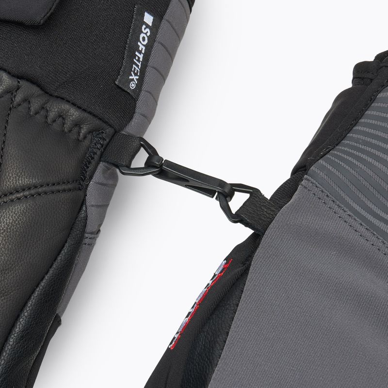 Pánské lyžařské rukavice  LEKI Sparrow 3D black/ graphite 7