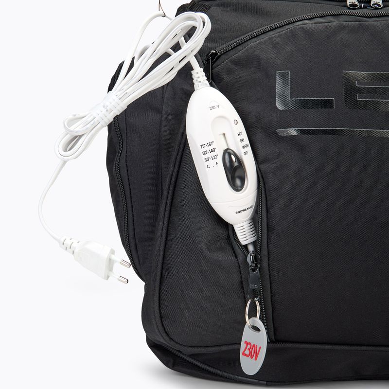 Vak na lyžáky a helmu  LEKI Bootbag Hot Heatable black 8