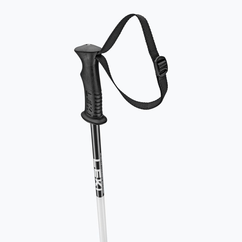 Dětské lyžařské hole Leki Rider Create Jr white/dark anthracite 10