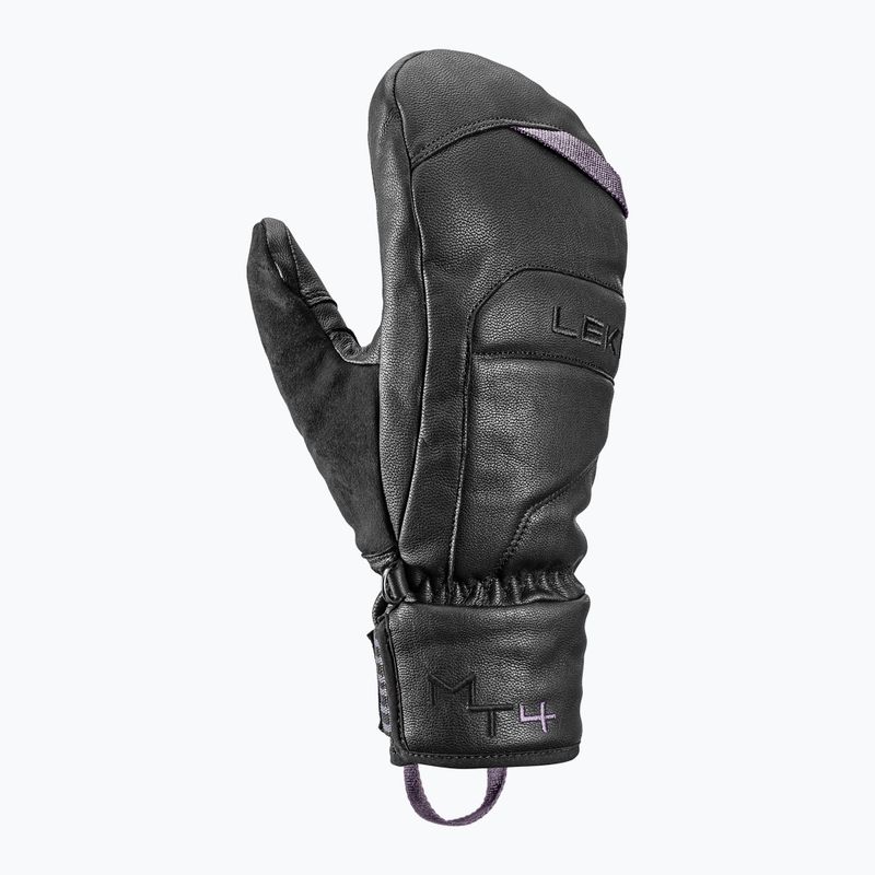 Dámské lyžařské rukavice LEKI Montera Prime Women Mitt black/blackberry gray 2