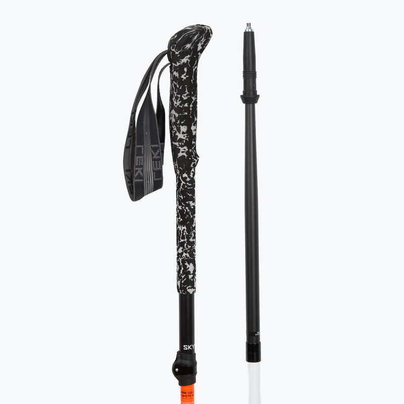 Trekové hole LEKI Skysolo FX.One Carbon neon orange/white/black 3