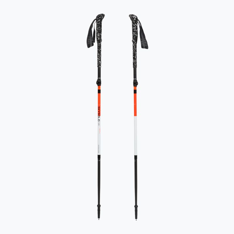 Trekové hole LEKI Skysolo FX.One Carbon neon orange/white/black 5