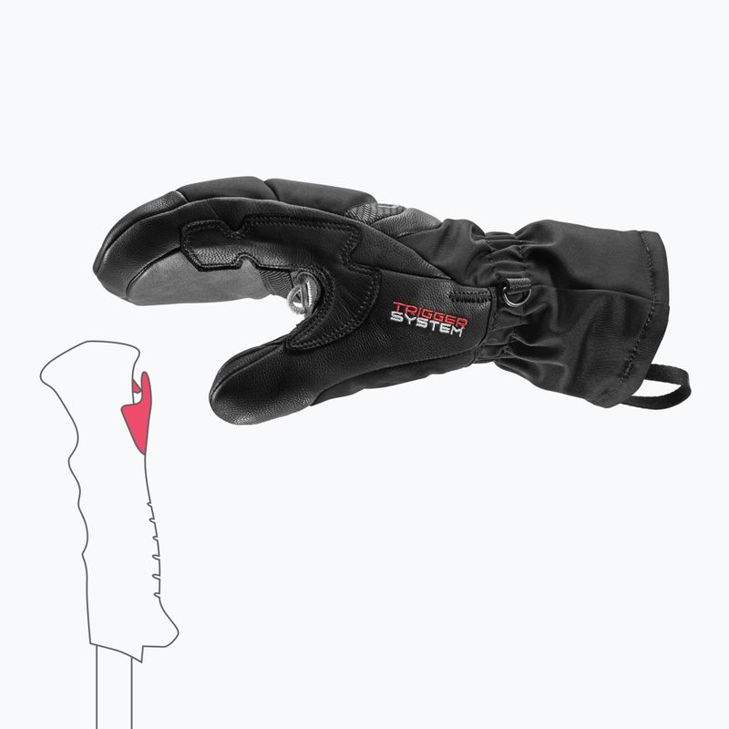 Dámské lyžařské rukavice LEKI Griffin Base 3D Mitt black 9