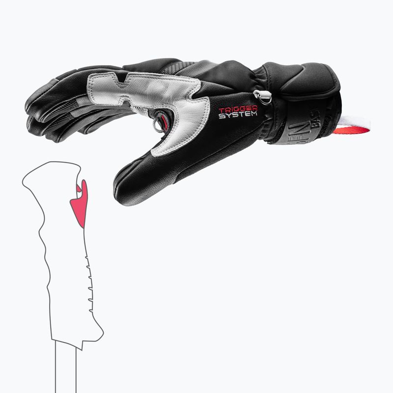 Pánské lyžařské rukavice LEKI Griffin Base 3D black 5