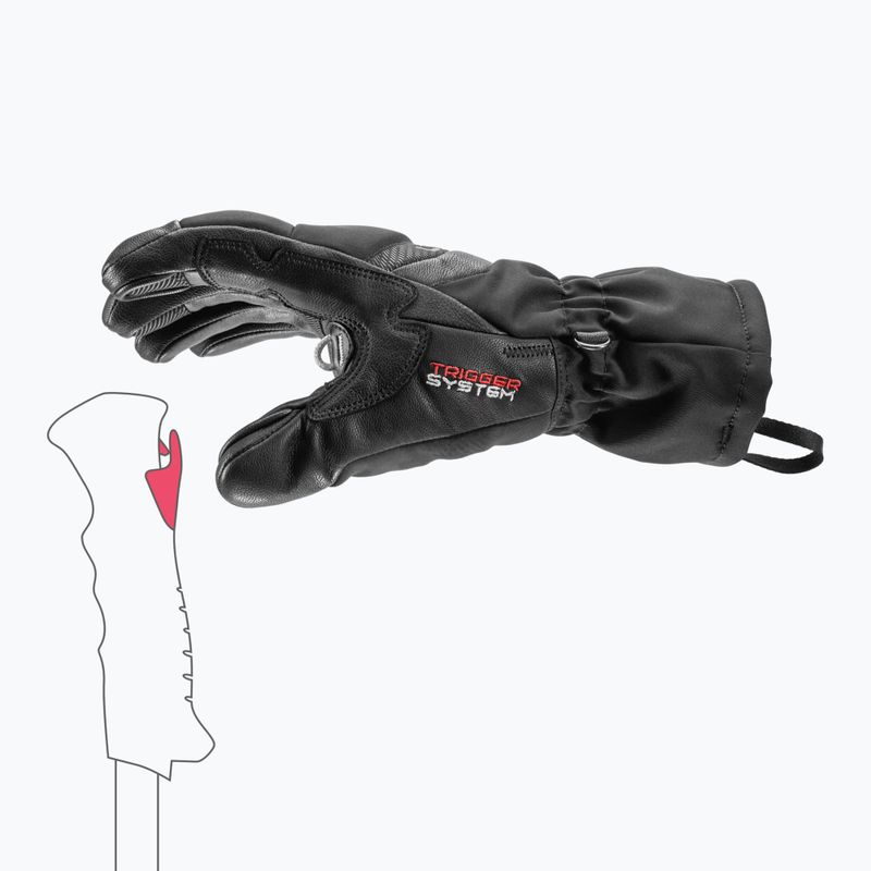 Dámské lyžařské rukavice LEKI Griffin Base 3D black 7