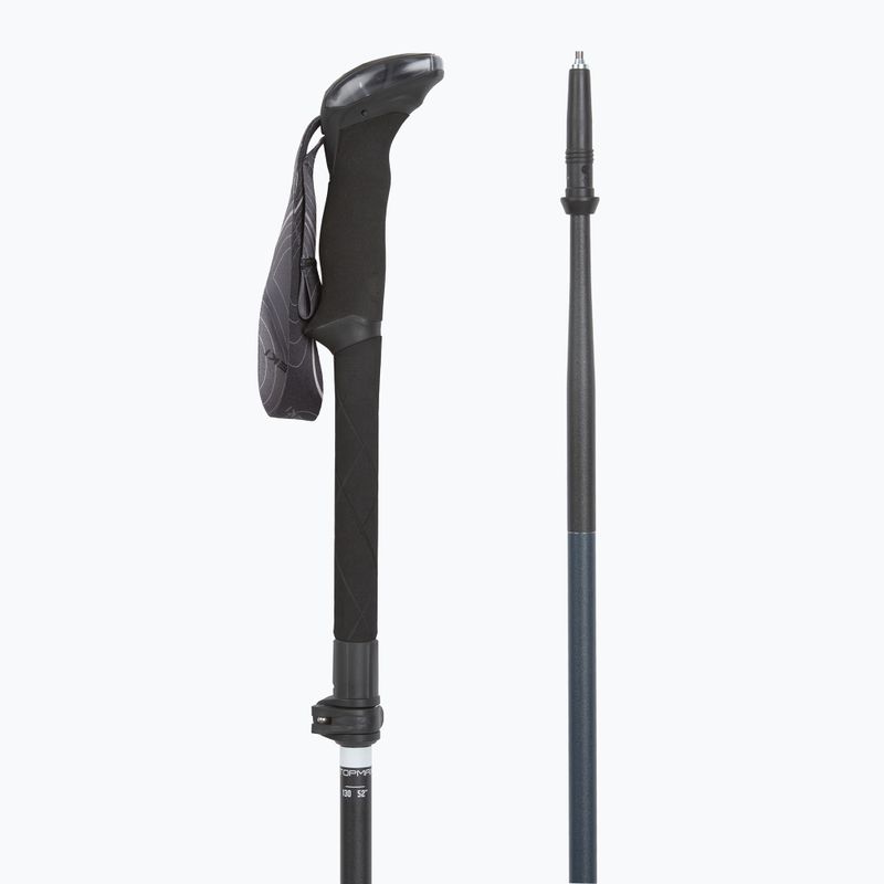 Trekové hole LEKI Makalu FX TA black stone blue/dark white 3
