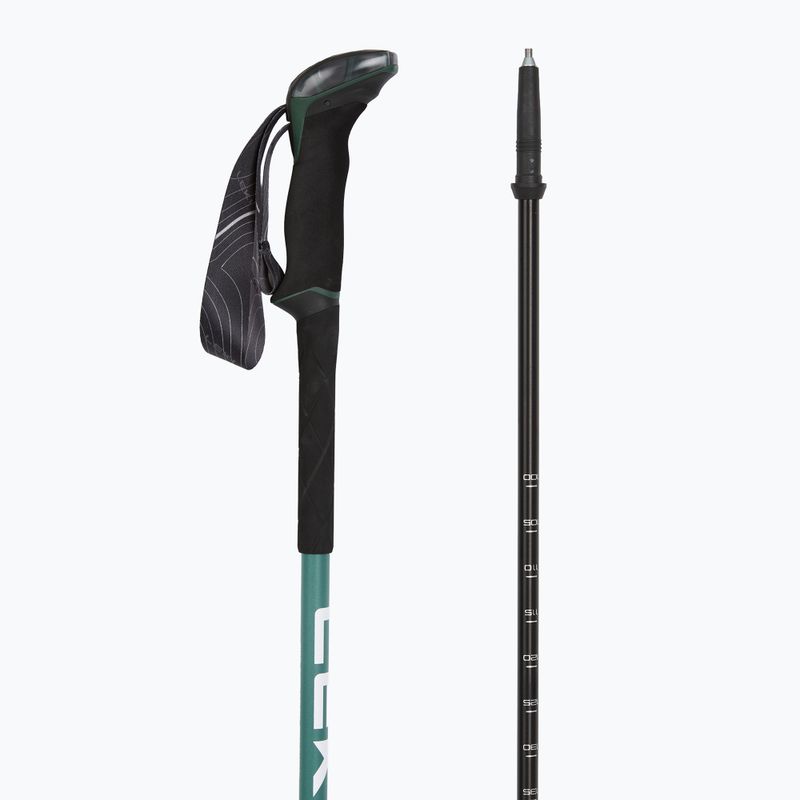 Trekové hole LEKI Makalu Lite malachite green/dark malachite green/white 3