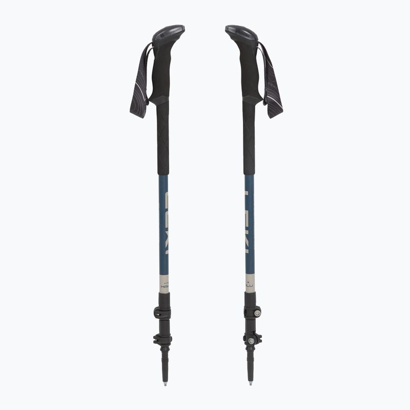 Trekové hole LEKI Makalu stone blue dark/warm grey dark 5