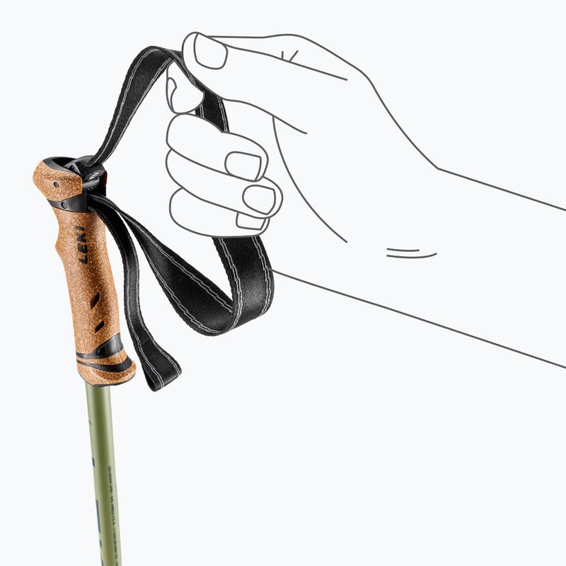 Trekové hole LEKI Legacy Lite denim blue/dark olive 6