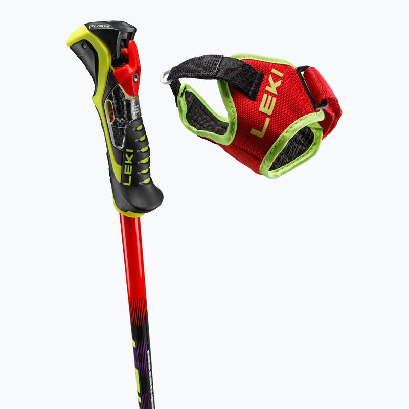 Lyžařské hole LEKI Venom SL TR bright red/black/neon yellow 4