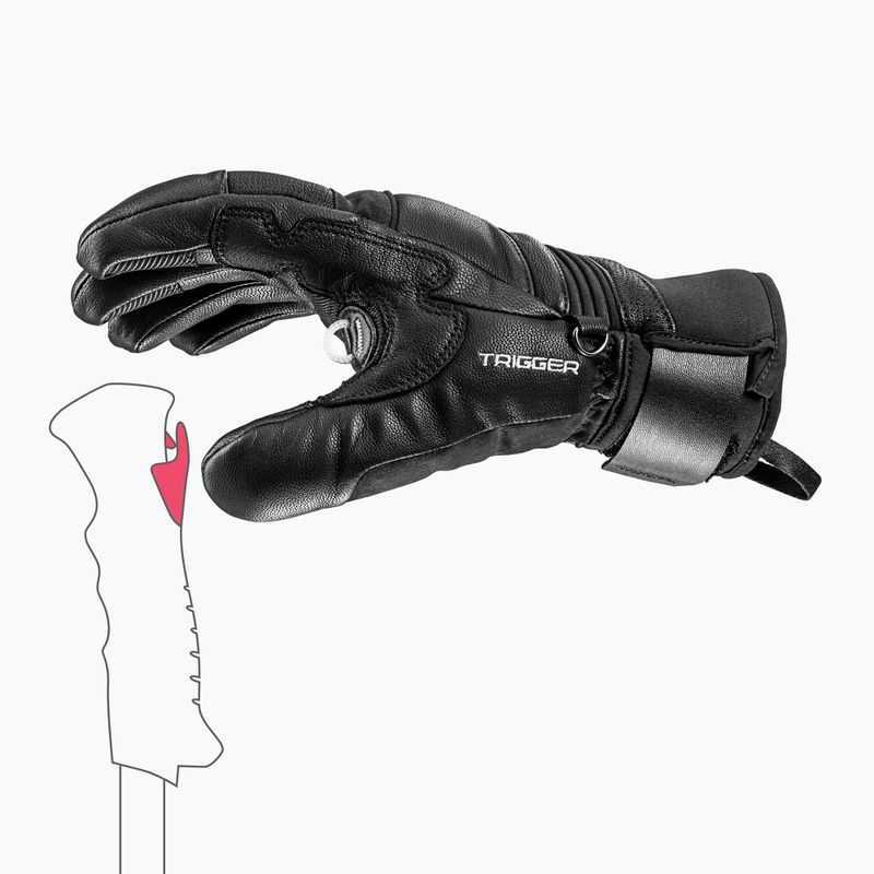 Dámské lyžařské rukavice LEKI Epicon TR Women black 6