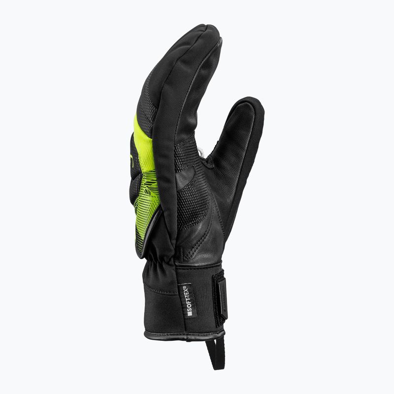 Lyžařské rukavice LEKI WCR Core TR Mitt black/neon yellow 4