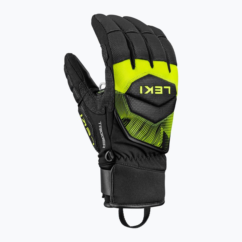 Lyžařské rukavice LEKI WCR Core TR black/neon yellow 2