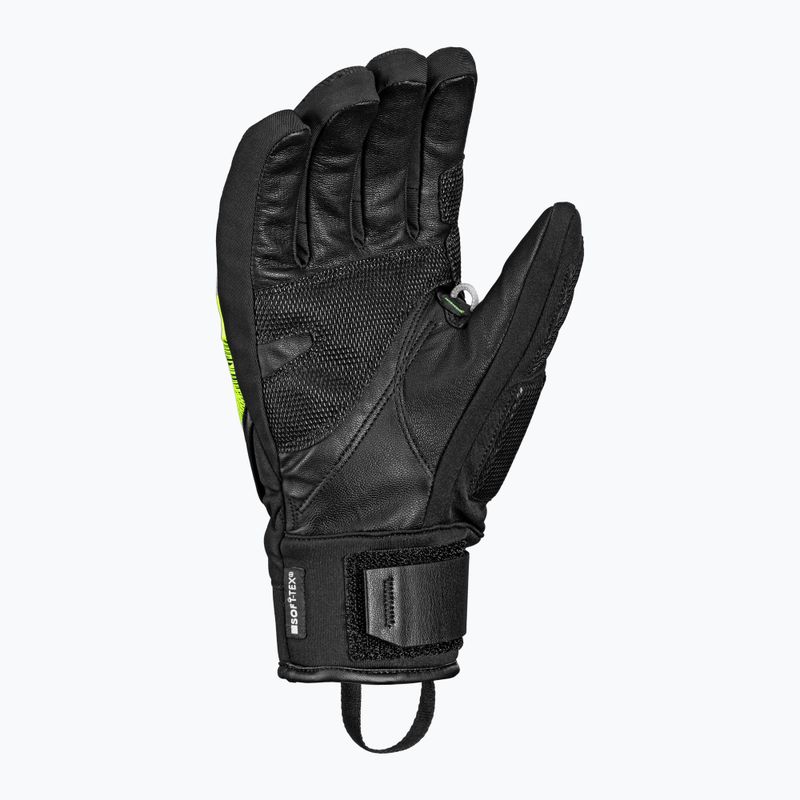 Lyžařské rukavice LEKI WCR Core TR black/neon yellow 3