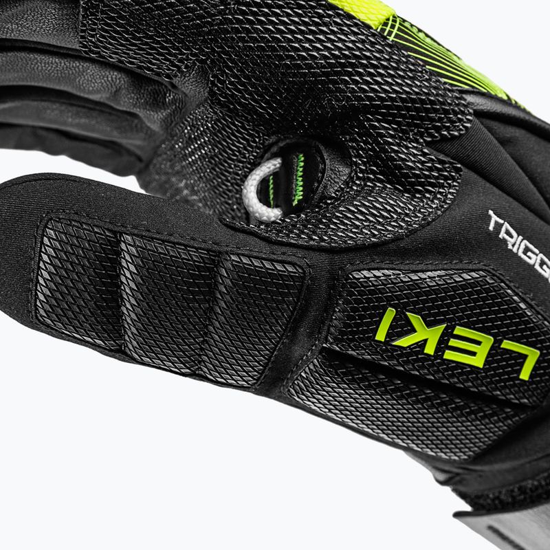 Lyžařské rukavice LEKI WCR Core TR black/neon yellow 4