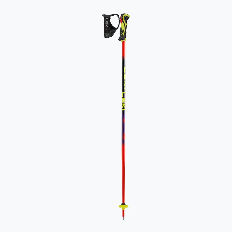 Dětské lyžařské hole LEKI WCR Evo Lite SL TR bright red/black/neon yellow 2