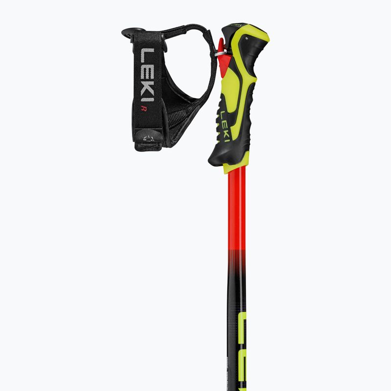 Dětské lyžařské hole LEKI WCR Evo Lite SL TR bright red/black/neon yellow 3