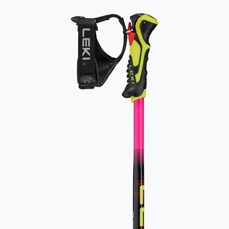 Dětské lyžařské hole LEKI WCR Evo Lite SL TR neon pink/black/neon yellow 3