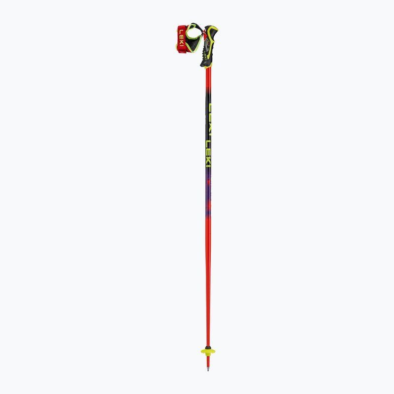 Lyžařské hole LEKI WCR Pro SL TR bright red/black/neon yellow 2