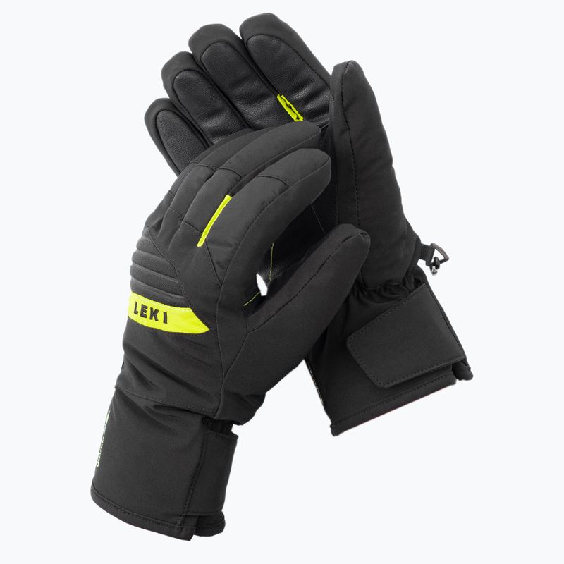 Pánské lyžařské rukavice LEKI Space Gtx zelené 643861304