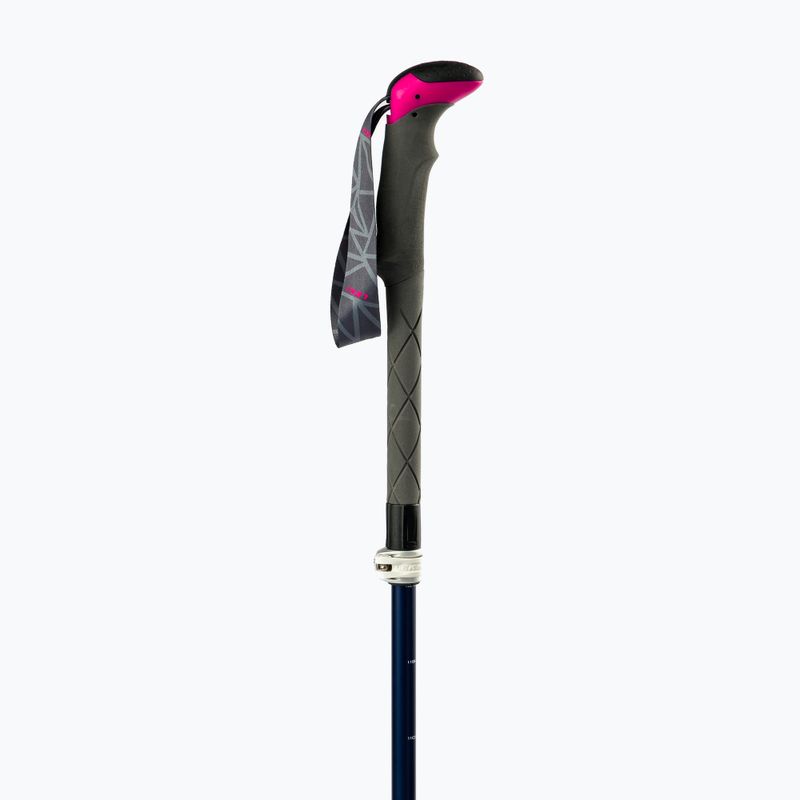 Trekové hole Leki Micro Vario Carbon modré 6492067 2