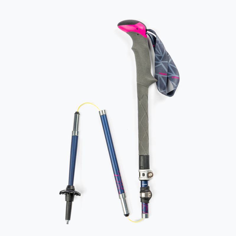 Trekové hole Leki Micro Vario Carbon modré 6492067 6