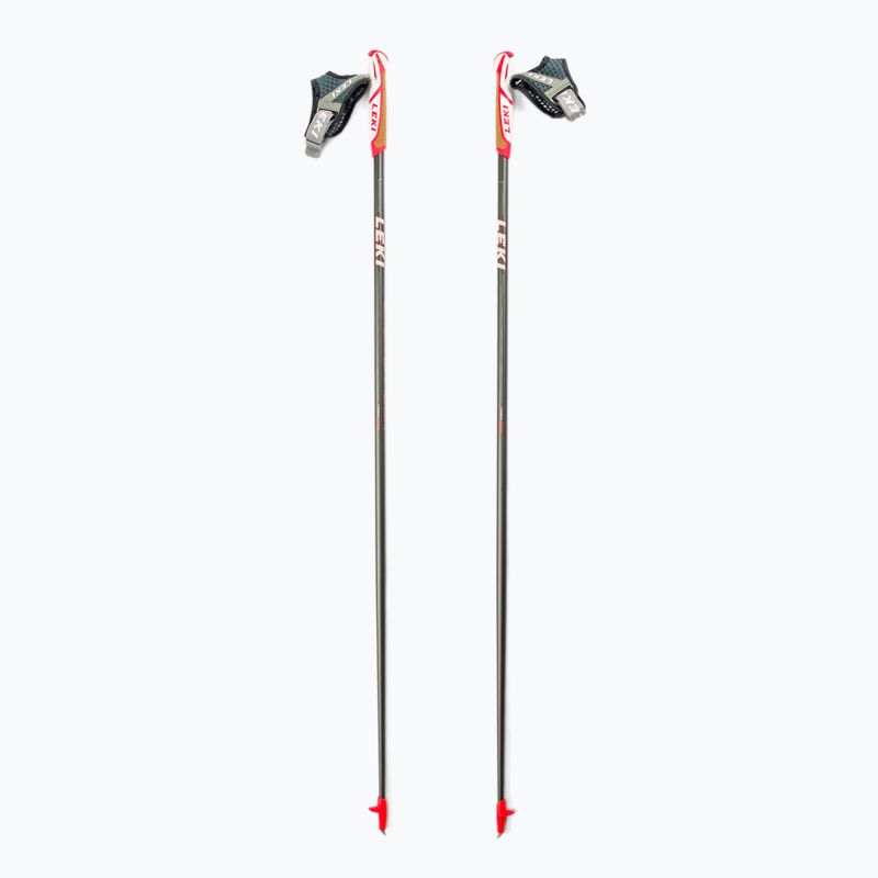 Hole na nordic walking LEKI Flash Carbon šedé 65025601115