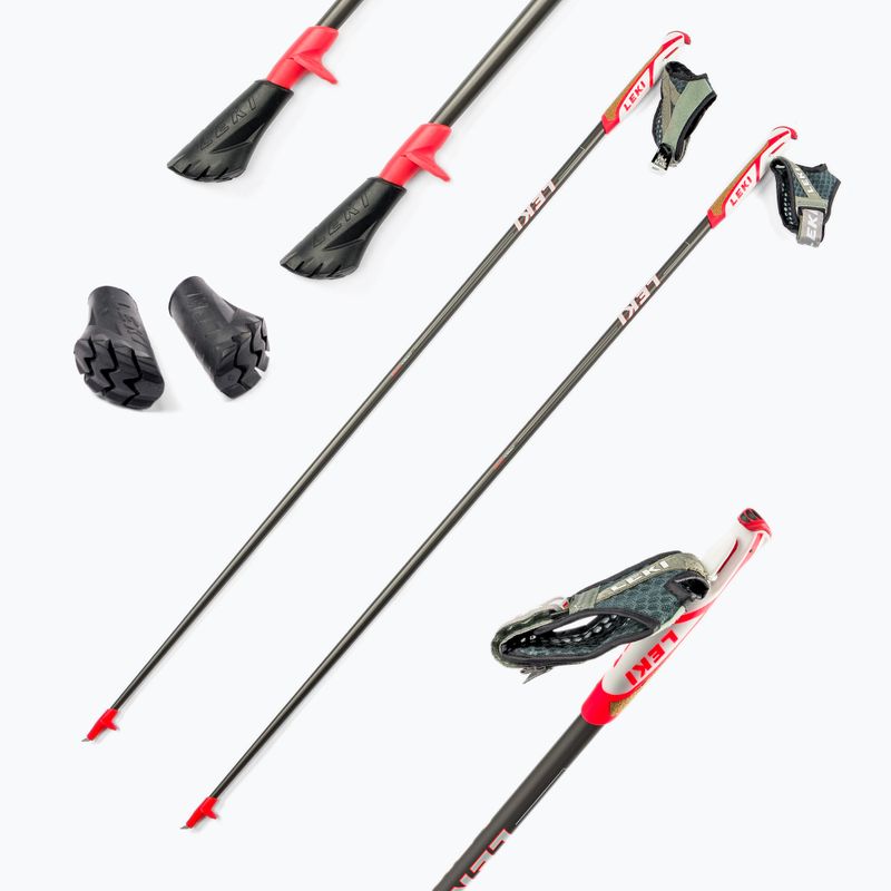 Hole na nordic walking LEKI Flash Carbon šedé 65025601115 6