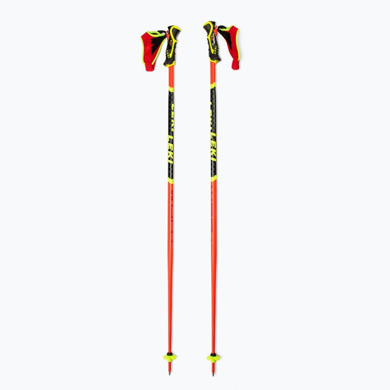 Lyžařské hole LEKI Wcr Sl 3D červené 65067481