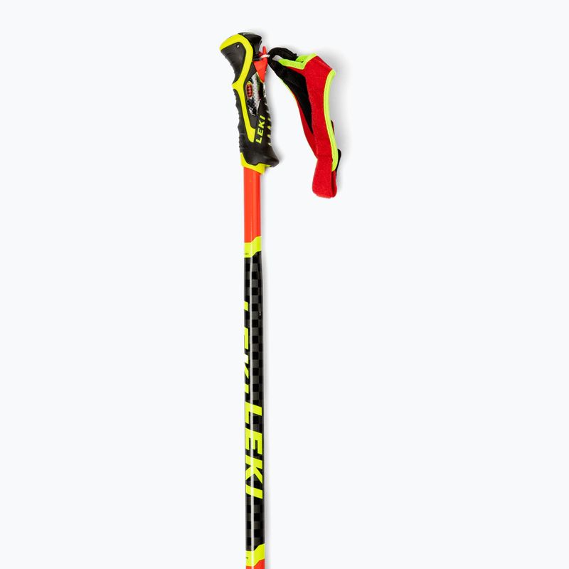 Lyžařské hole LEKI Wcr Sl 3D červené 65067481 2