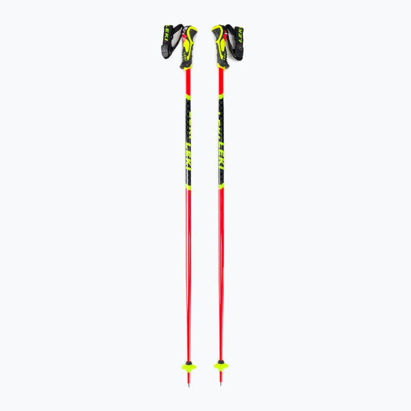 Dětské lyžařské hole LEKI Wcr Lite Sl 3D červené 65065851
