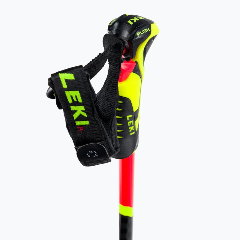 Dětské lyžařské hole LEKI Wcr Lite Sl 3D červené 65065851 5