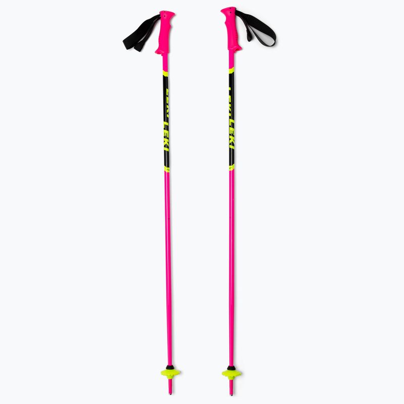 Dětské lyžařské hole LEKI Racing Kids růžové 65044302