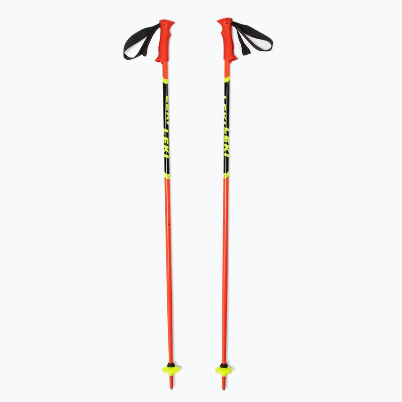 Dětské lyžařské hole LEKI Racing Kids červené 65044301