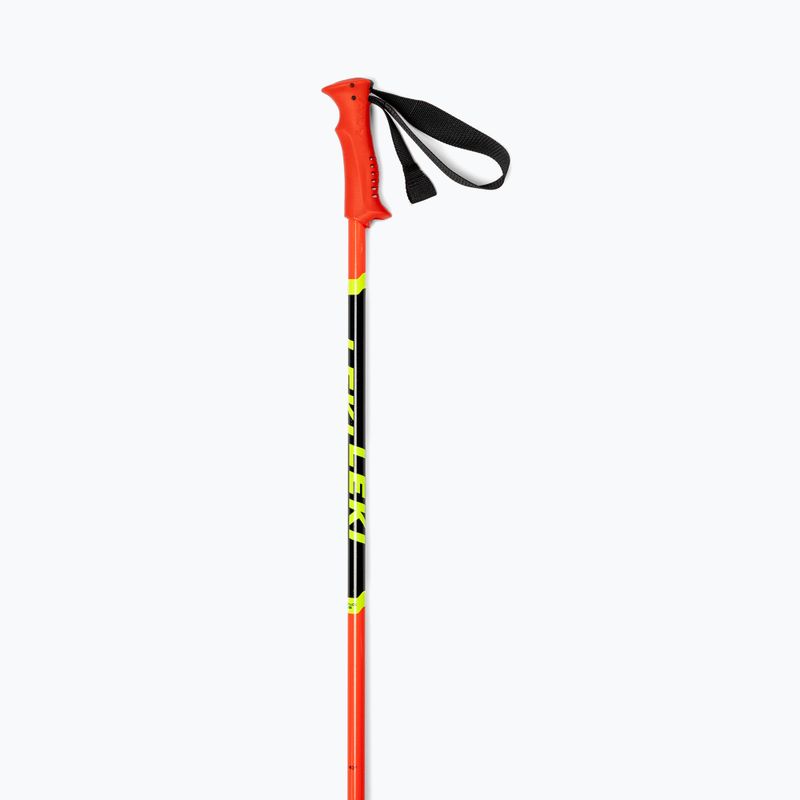 Dětské lyžařské hole LEKI Racing Kids červené 65044301 2