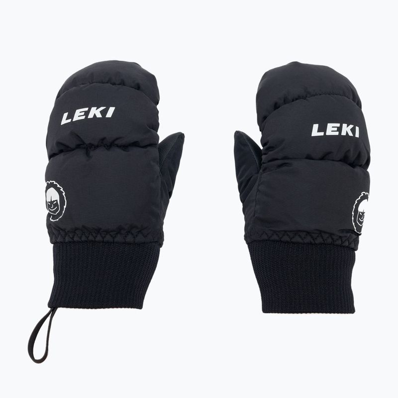 Dětské lyžařské rukavice LEKI Little Eskimo Mitt Short black 650802401030 3