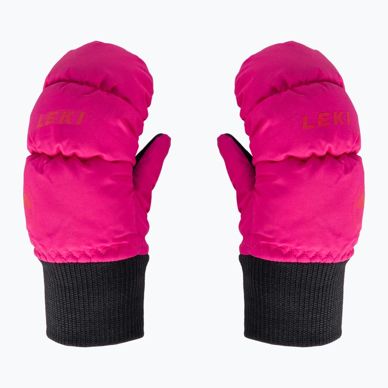 Dětské lyžařské rukavice LEKI Little Eskimo Mitt Short pink 650802403030 2
