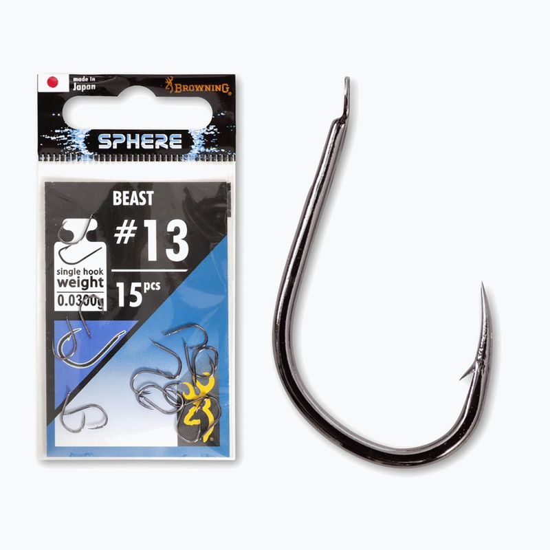 Browning Sphere Beast háčky 15 ks černé 4797016