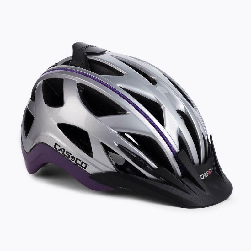 Dámská cyklistická přilba CASCO Activ 2 stříbrná 04.0872