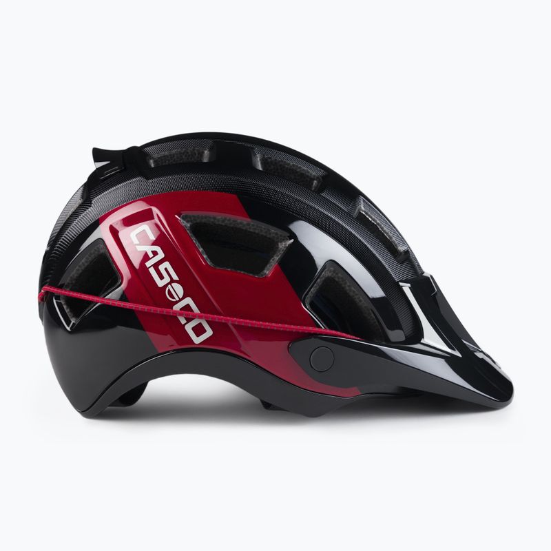 Cyklistická přilba CASCO MTBE 2 černá/červená 04.1325 3